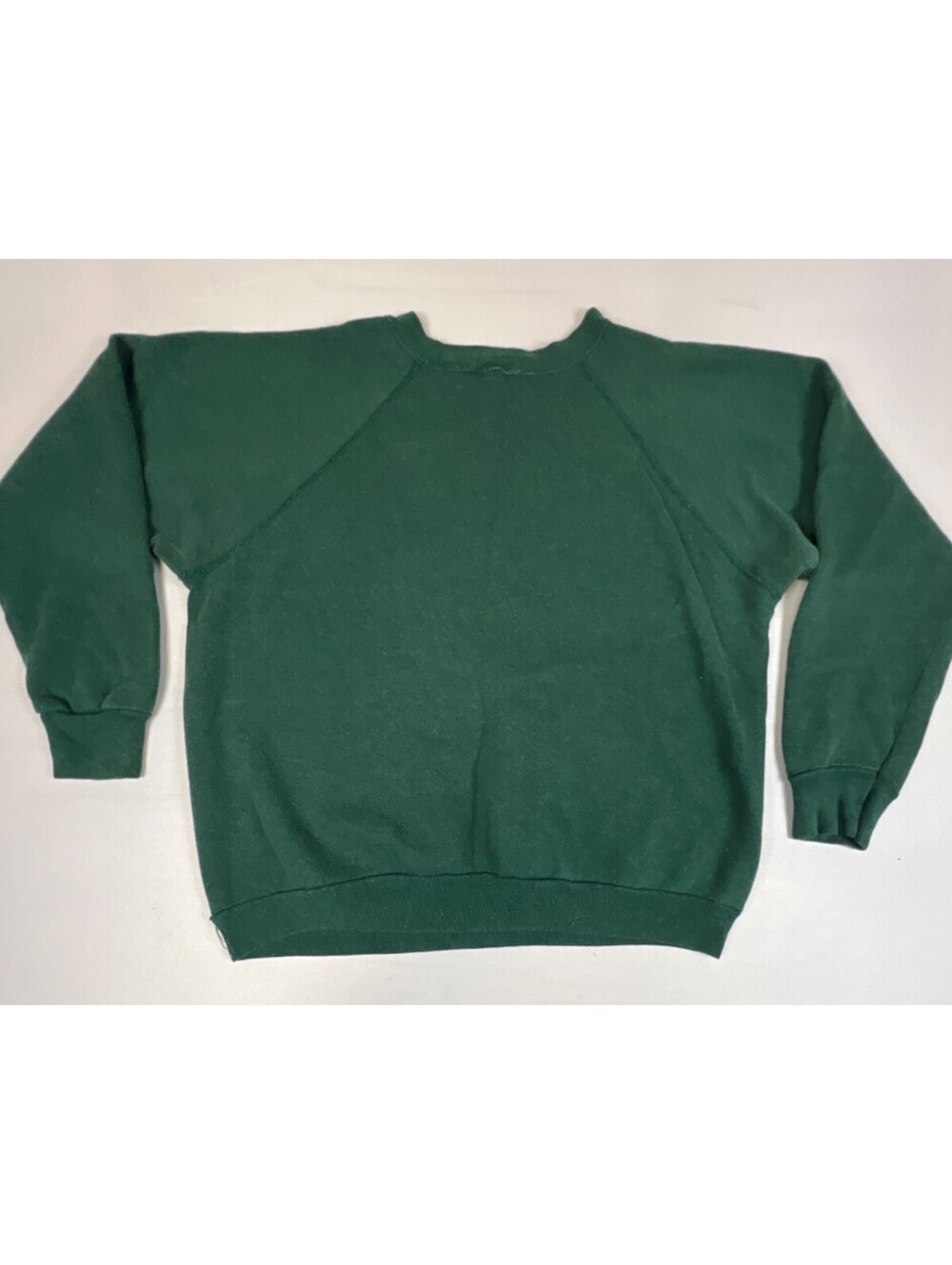 Vintage 80s Morrisville College Green Crewneck Sweatshirt Large USA Artex EUC - Picture 2 of 10